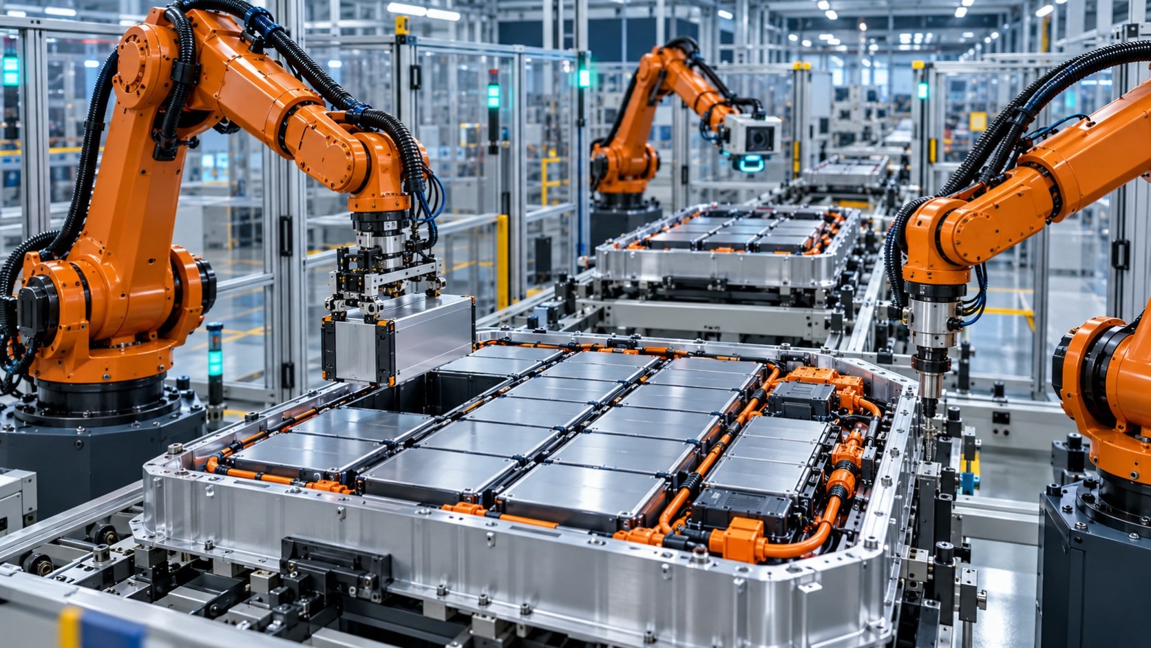 Robotics Powering EV Battery Assembly
